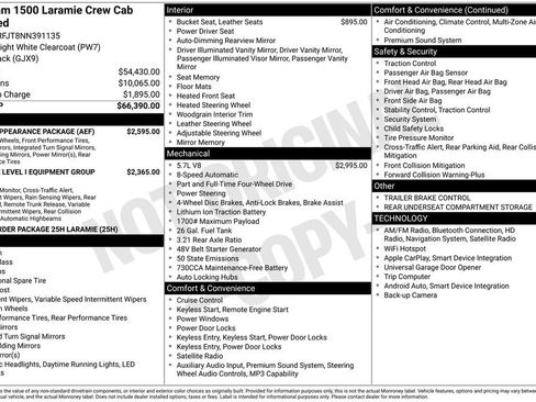 Used 2022 RAM 1500 Laramie w/ Sport Appearance Package AWD/4WD image 32