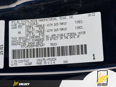 Used 2023 Toyota Tundra SR5 w/ SR5 Convenience Package AWD/4WD image 31