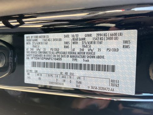 Used 2022 Ford F150 XLT w/ Equipment Group 302A High image 42