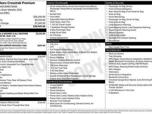 Certified 2024 Subaru Crosstrek 2.0i Premium AWD/4WD image 33