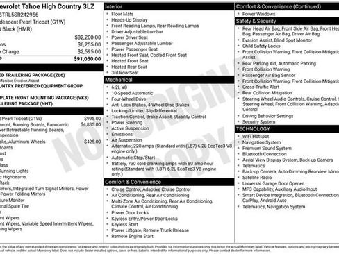 Used 2025 Chevrolet Tahoe High Country AWD/4WD image 36