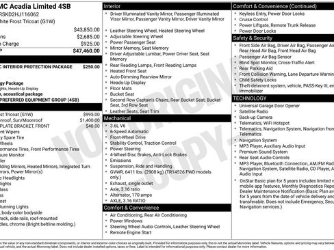 Used 2017 GMC Acadia Limited SLT FWD image 5