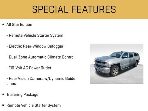 Used 2016 Chevrolet Silverado 1500 LT w/ All Star Edition AWD/4WD image 6