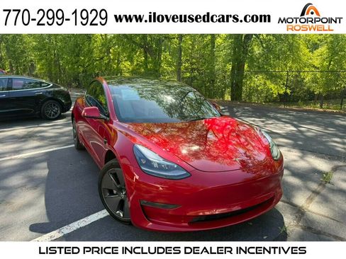 Used 2022 Tesla Model 3 Long Range AWD/4WD image 1