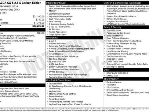 Used 2023 MAZDA CX-5 Carbon Edition image 32