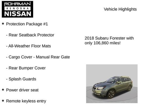 Used 2018 Subaru Forester 2.5i Premium w/ Protection Package #1 AWD/4WD image 7