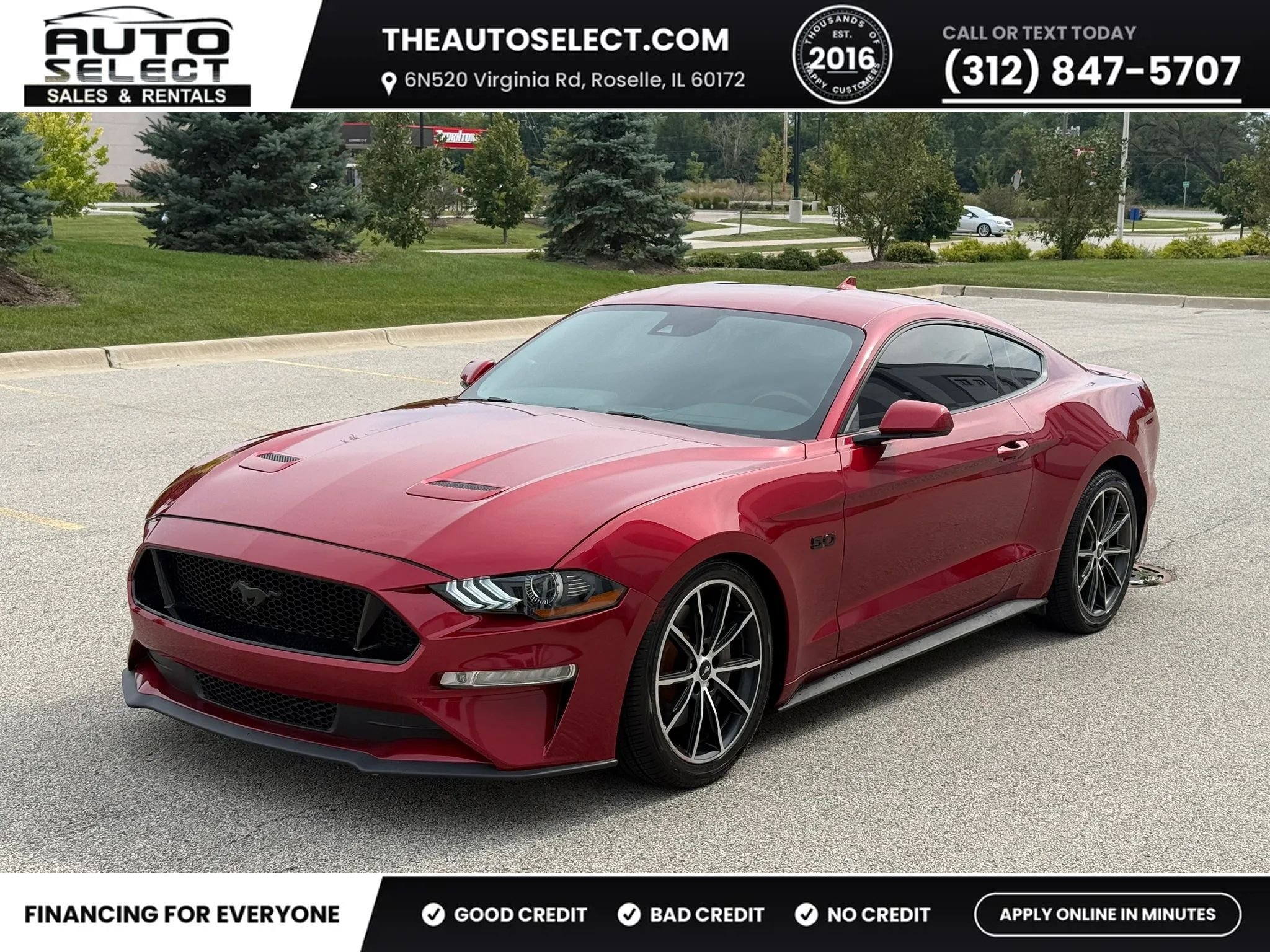 Used 2021 Ford Mustang GT Premium w/ Ford Safe & Smart Package RWD image 1