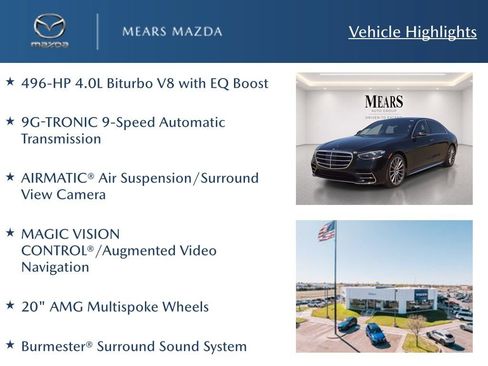 Used 2024 Mercedes-Benz S 580 4MATIC Sedan image 2