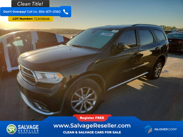 Used 2017 Dodge Durango SXT w/ Quick Order Package 23B RWD image 1