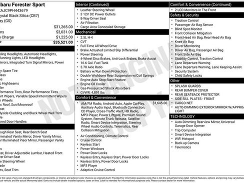 Certified 2023 Subaru Forester Sport image 39