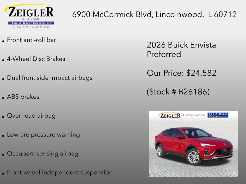 New 2026 Buick Envista Preferred w/ Convenience I Package FWD image 24