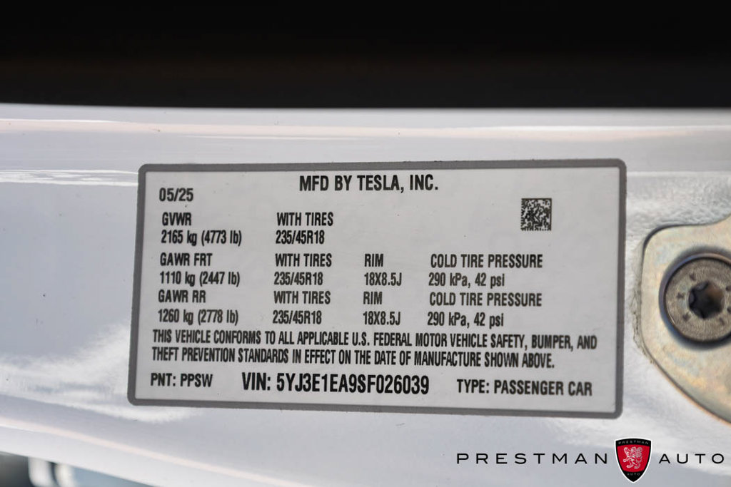 Used 2025 Tesla Model 3 Long Range RWD image 38