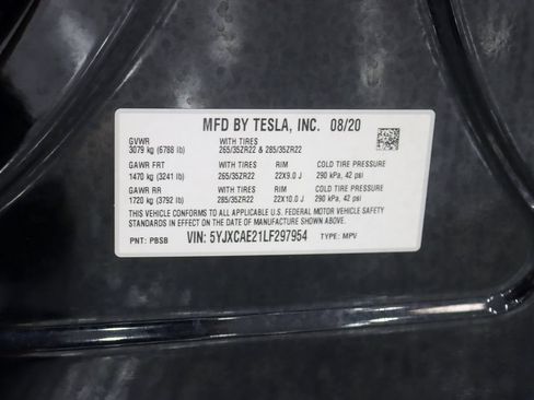 Used 2020 Tesla Model X AWD/4WD image 39