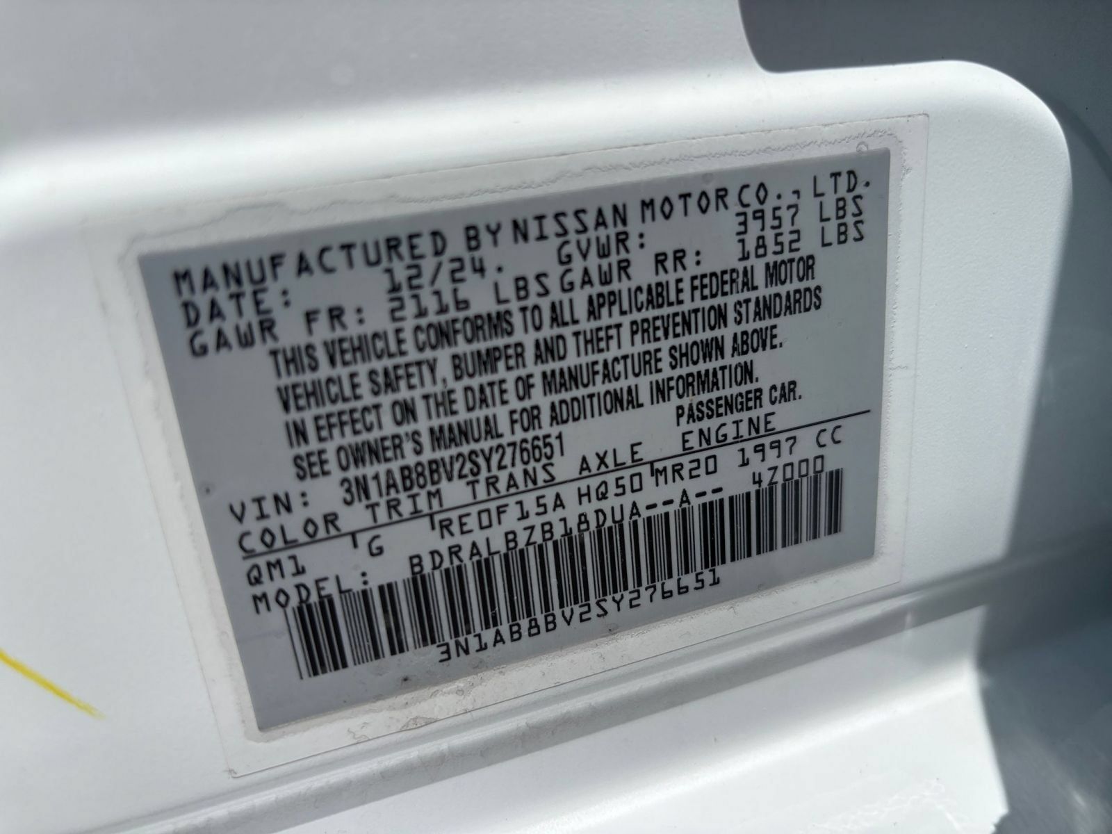 Used 2025 Nissan Sentra S FWD image 26