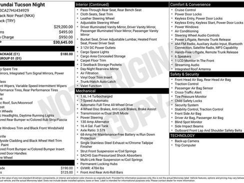 Used 2017 Hyundai Tucson Night w/ Cargo Package image 45