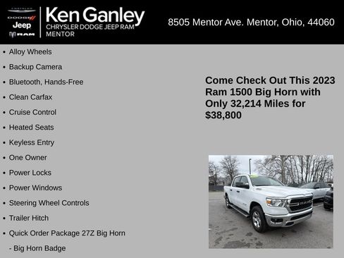 Used 2023 RAM 1500 Big Horn image 5