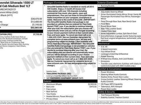 Used 2015 Chevrolet Silverado 1500 LT w/ Rally 2 Edition image 11