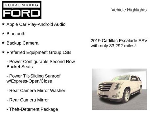 Used 2019 Cadillac Escalade ESV Luxury AWD/4WD image 7