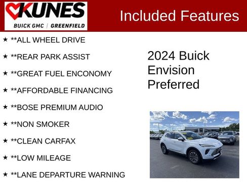 Used 2024 Buick Envision Preferred AWD/4WD image 3