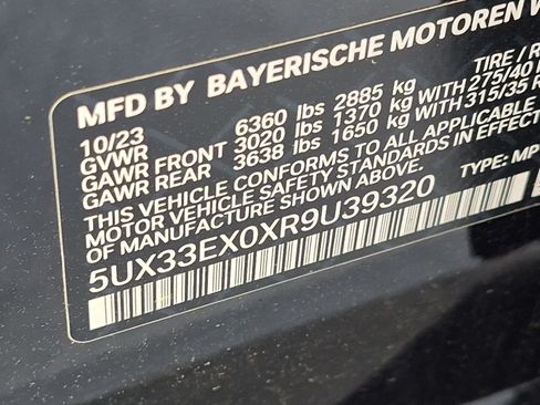 Certified 2024 BMW X6 xDrive40i w/ Executive Package AWD/4WD image 34