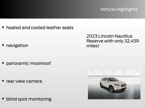 Used 2023 Lincoln Nautilus Reserve image 4