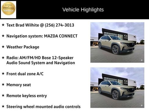 Certified 2025 MAZDA CX-50 AWD 2.5 Turbo w/ Weather Package image 6
