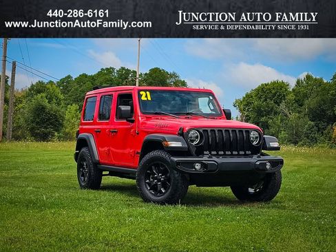 Used 2021 Jeep Wrangler Unlimited Sport AWD/4WD image 1