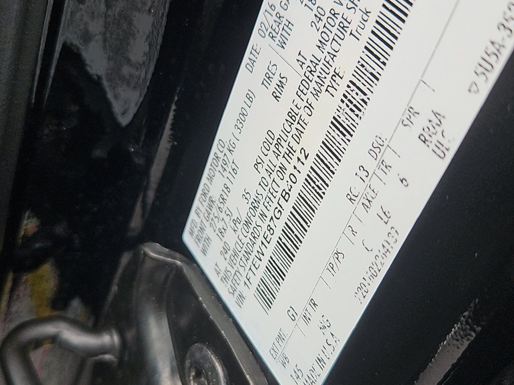 Used 2016 Ford F150 XLT w/ Equipment Group 301A Mid AWD/4WD image 14