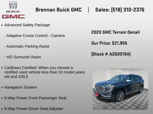 Certified 2020 GMC Terrain Denali w/ Denali Premium Package AWD/4WD image 12