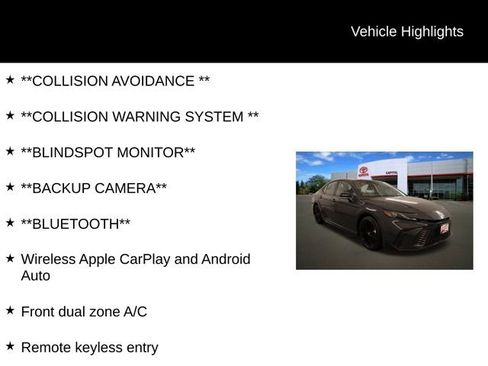 Used 2025 Toyota Camry SE image 2