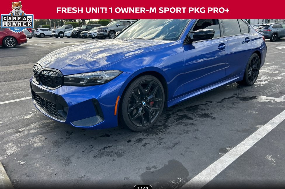 Used 2025 BMW M340i w/ Premium Package RWD image 1
