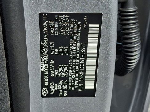 New 2026 Hyundai Santa Fe SE image 16