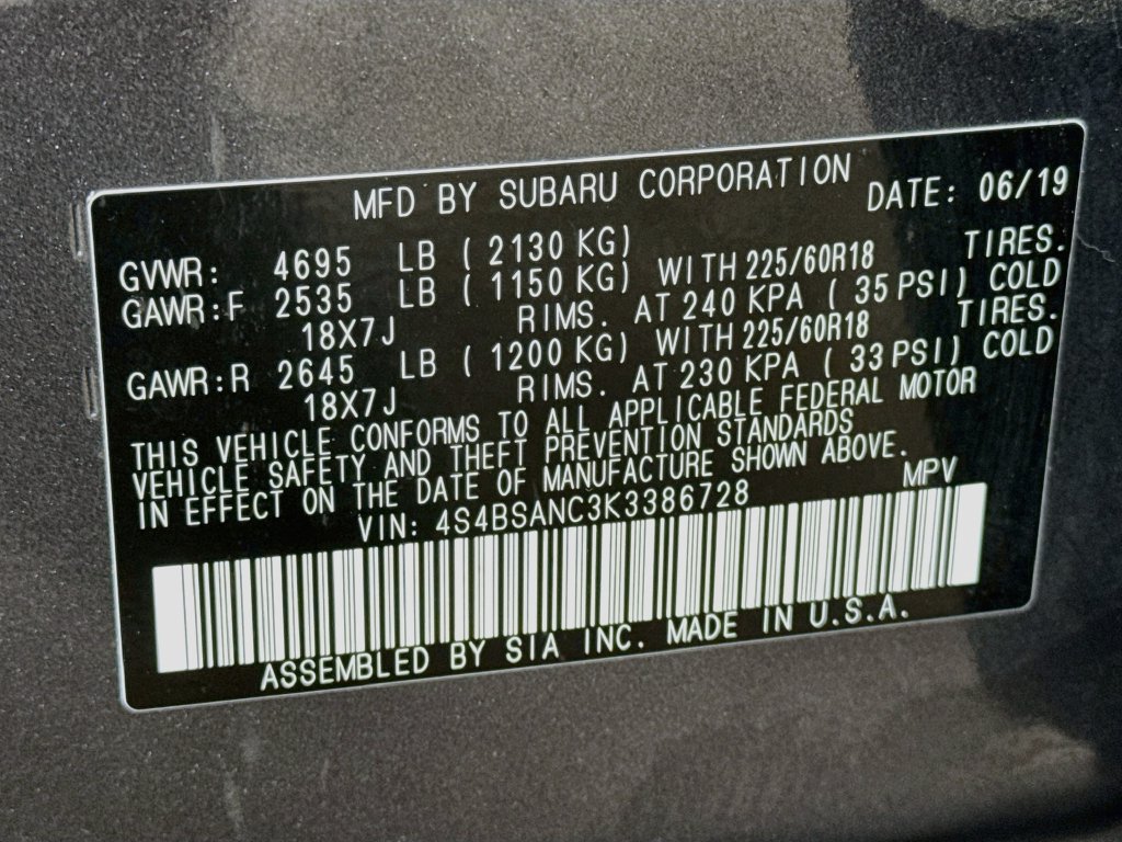 Used 2019 Subaru Outback 2.5i Limited AWD/4WD image 41