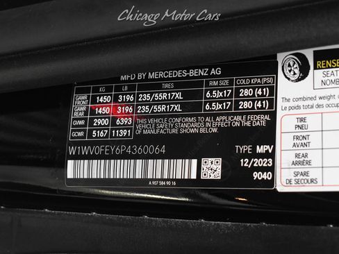 Used 2023 Mercedes-Benz Metris BRABUS Package Apple TV Intern image 60