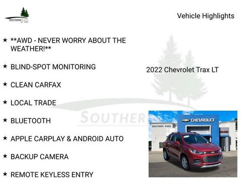 Used 2022 Chevrolet Trax LT w/ Driver Confidence Package AWD/4WD image 9