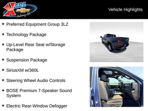 Used 2024 Chevrolet Silverado 2500 High Country w/ Technology Package AWD/4WD image 2
