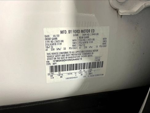 Used 2022 Ford Explorer XLT image 43