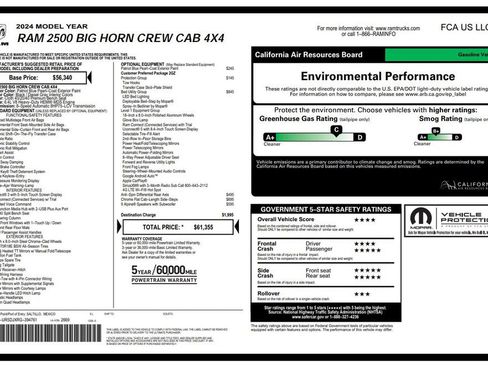 Certified 2024 RAM 2500 Big Horn w/ Bed Utility Group AWD/4WD image 4