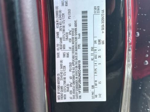 Used 2022 Ford F250 XL w/ STX Appearance Package image 34