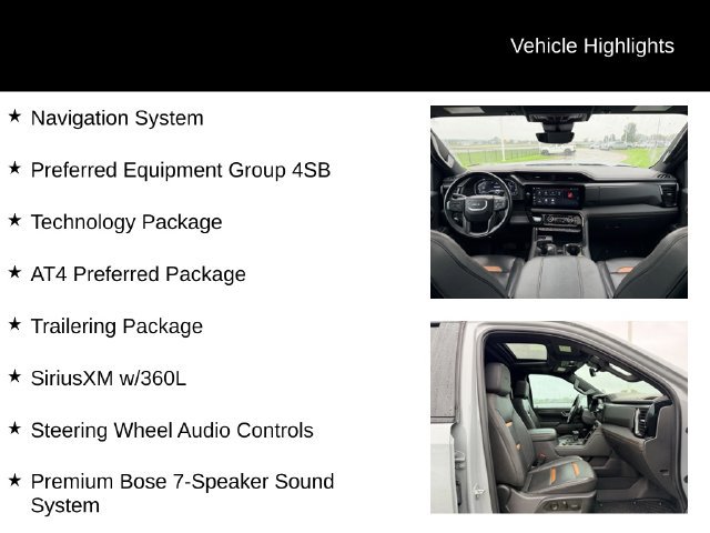 Used 2024 GMC Sierra 1500 AT4 w/ Technology Package AWD/4WD image 12