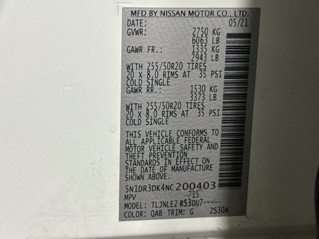 Used 2022 Nissan Pathfinder Platinum w/ Cargo Package AWD/4WD image 33