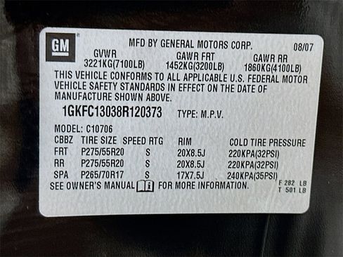 Used 2008 GMC Yukon SLT w/ SLT Preferred Equipment Group image 40