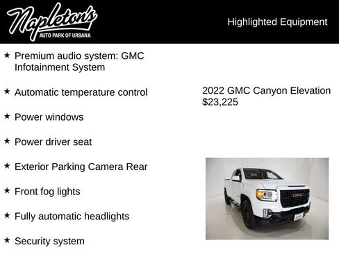 Used 2022 GMC Canyon Elevation image 15