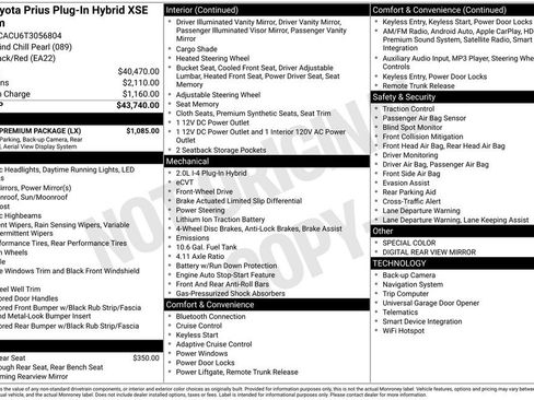 Used 2026 Toyota Prius Plug-In Hybrid w/ Limited Premium Package image 7