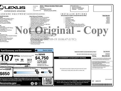 Used 2023 Lexus RZ 450e Premium image 4