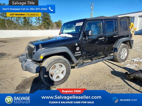 Used 2016 Jeep Wrangler Unlimited Sport w/ Quick Order Package 24S image 1