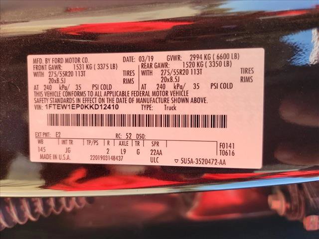 Used 2019 Ford F150 XL w/ Equipment Group 101A Mid AWD/4WD image 29