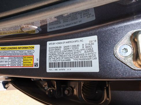 Used 2018 Honda Accord LX image 21