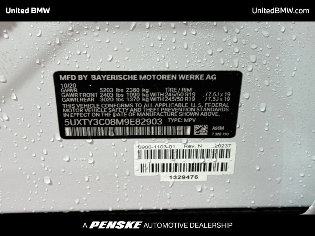 Used 2021 BMW X3 sDrive30i w/ Premium Package RWD image 22