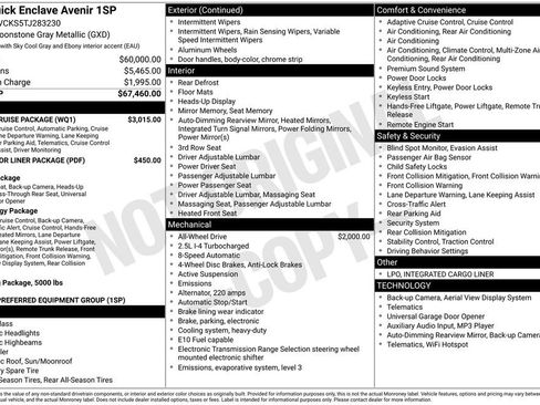 New 2026 Buick Enclave Avenir w/ Super Cruise Package AWD/4WD image 47